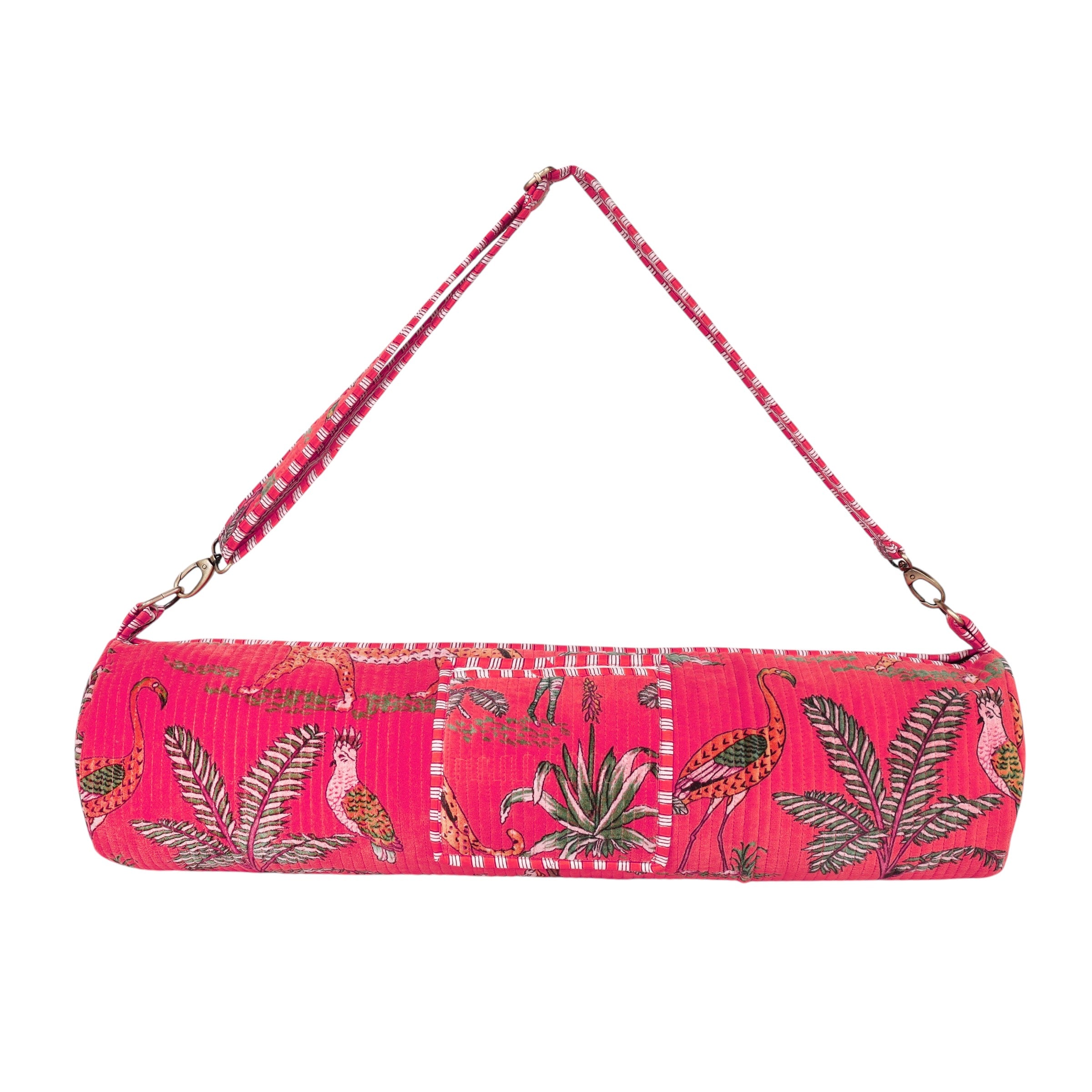 The Jungle Velvet Yoga Bag