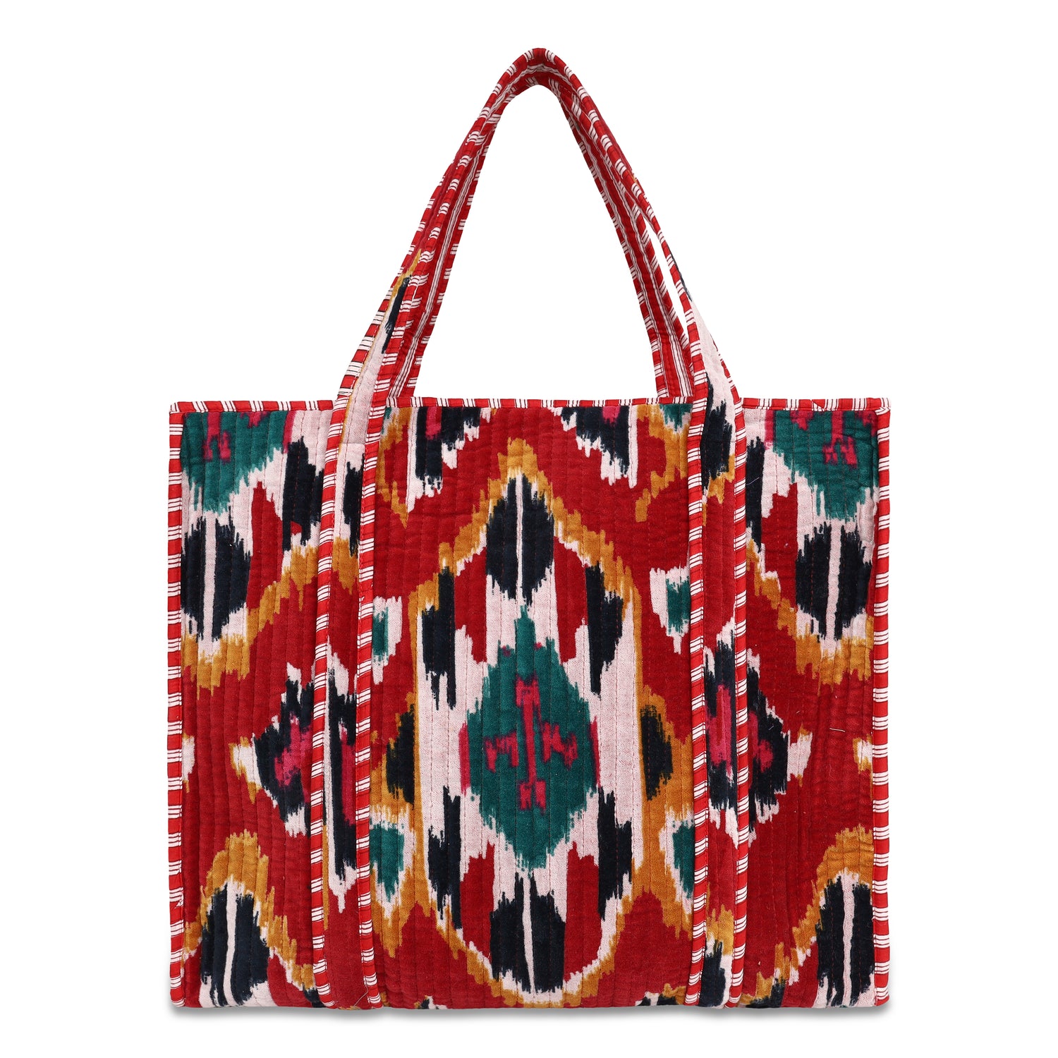 The Ultimate Ikat Velvet Tote