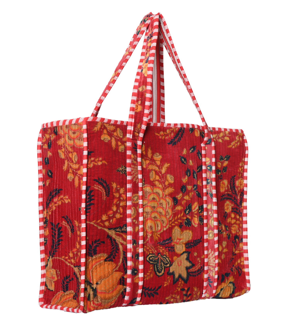 The Ultimate Velvet Floral Tote