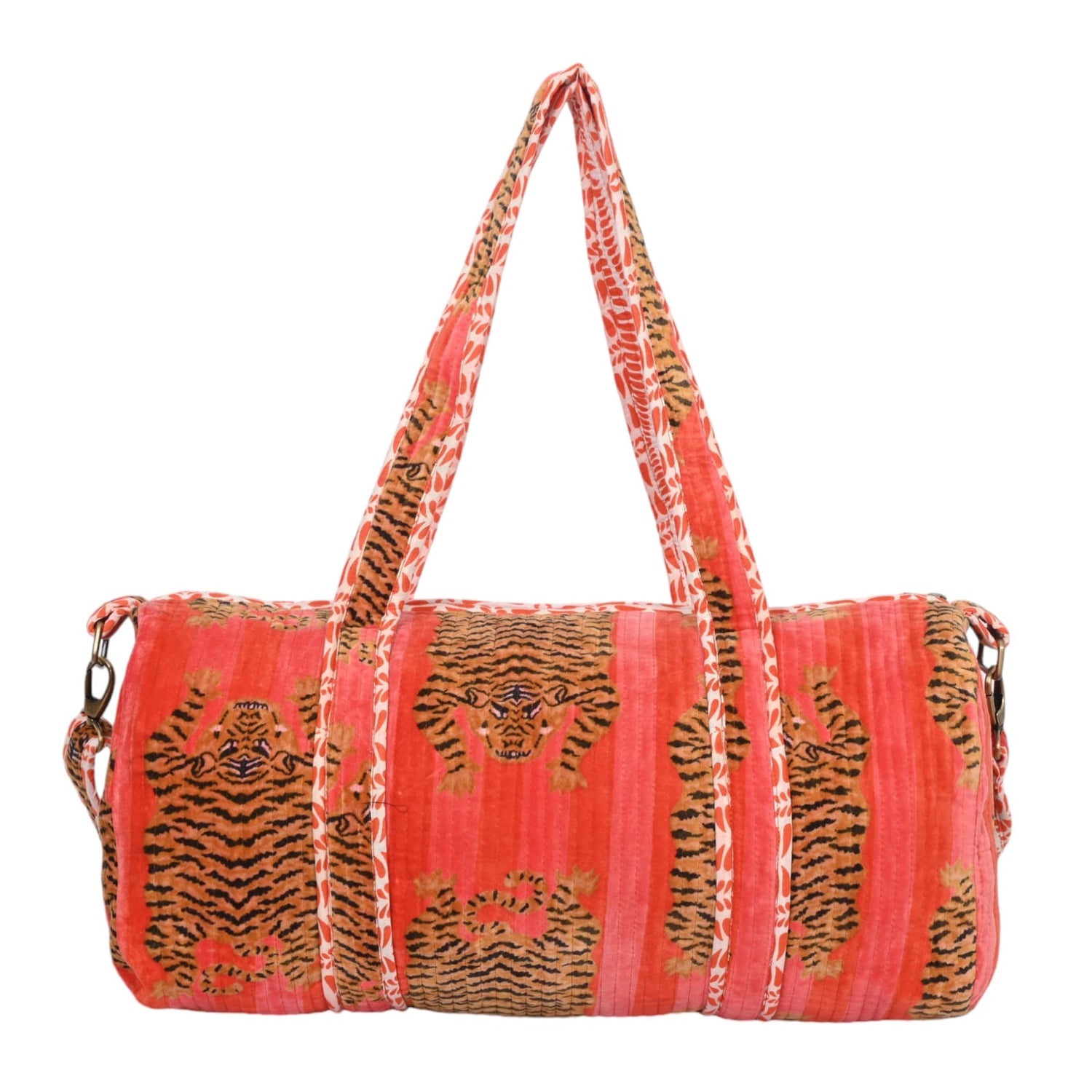 The Tibetan Tiger Velvet Weekender