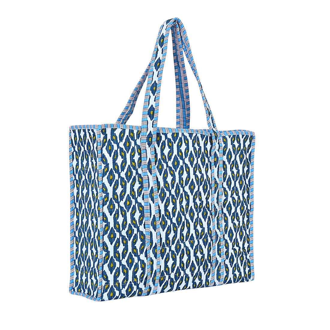 Handcrafted Nocturne Ikat Tote – Conscious Yoga Collective