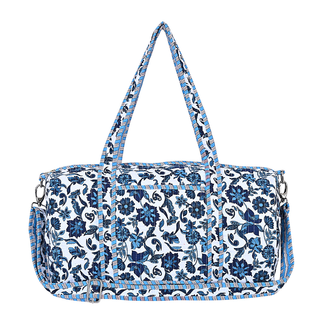 Floral Paisley Cotton Weekender Bag – Sustainable Travel Tote