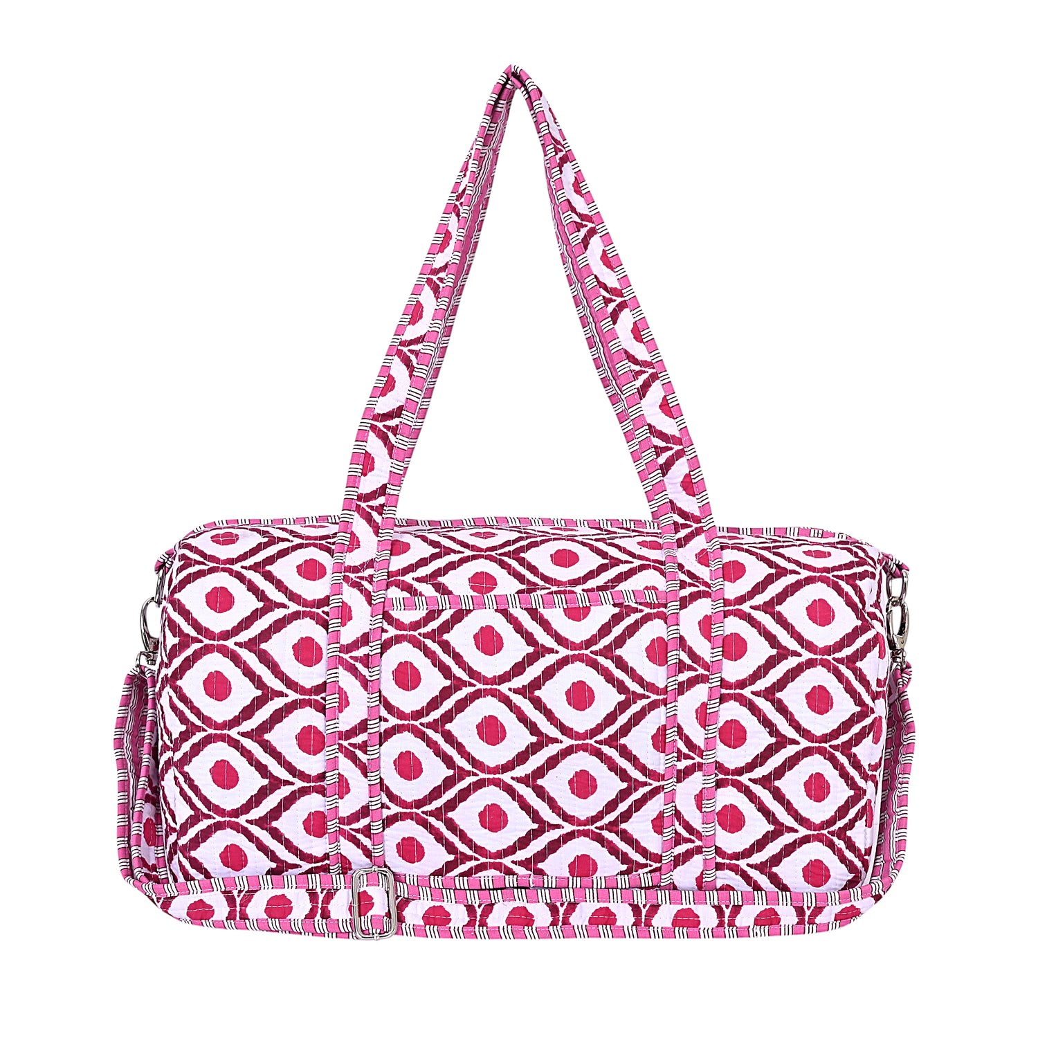 Diamond Cotton Weekender Bag 