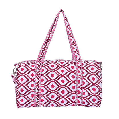 Diamond Cotton Weekender Bag 