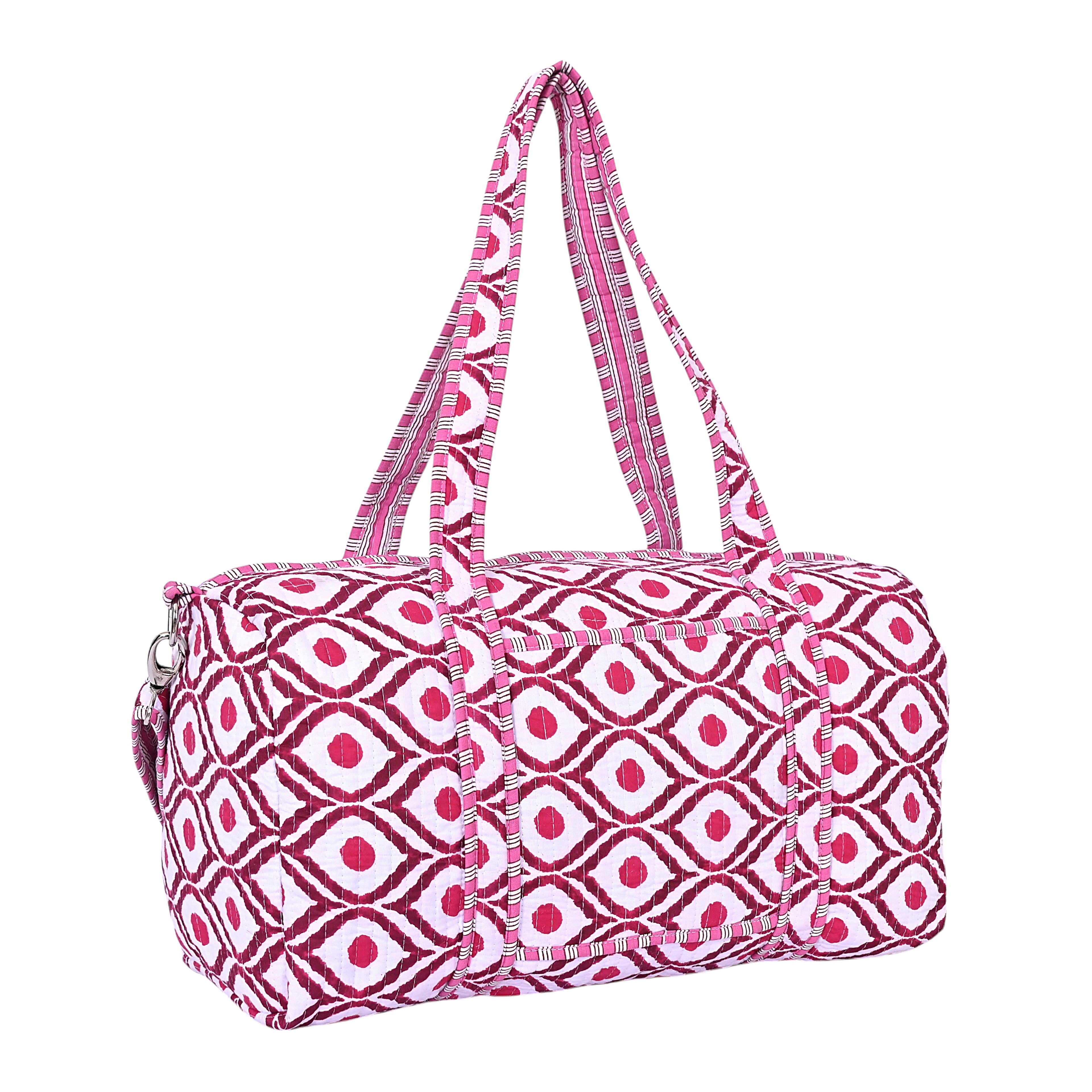 Diamond Cotton Weekender Bag 