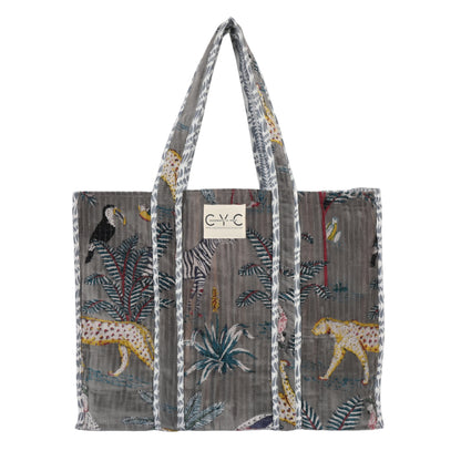 The Ultimate Velvet Jungle Tote