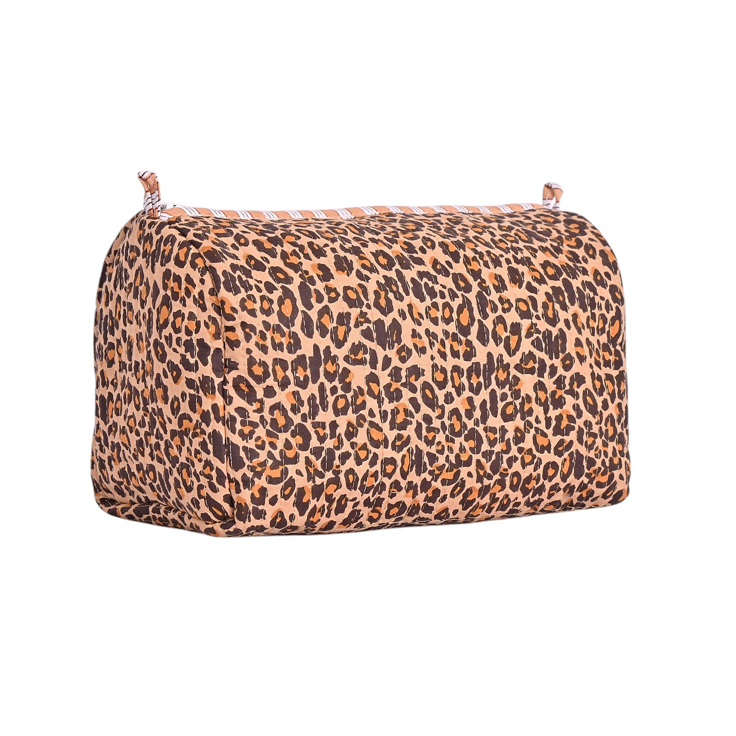 The Brown Leopard Cotton Travel Set