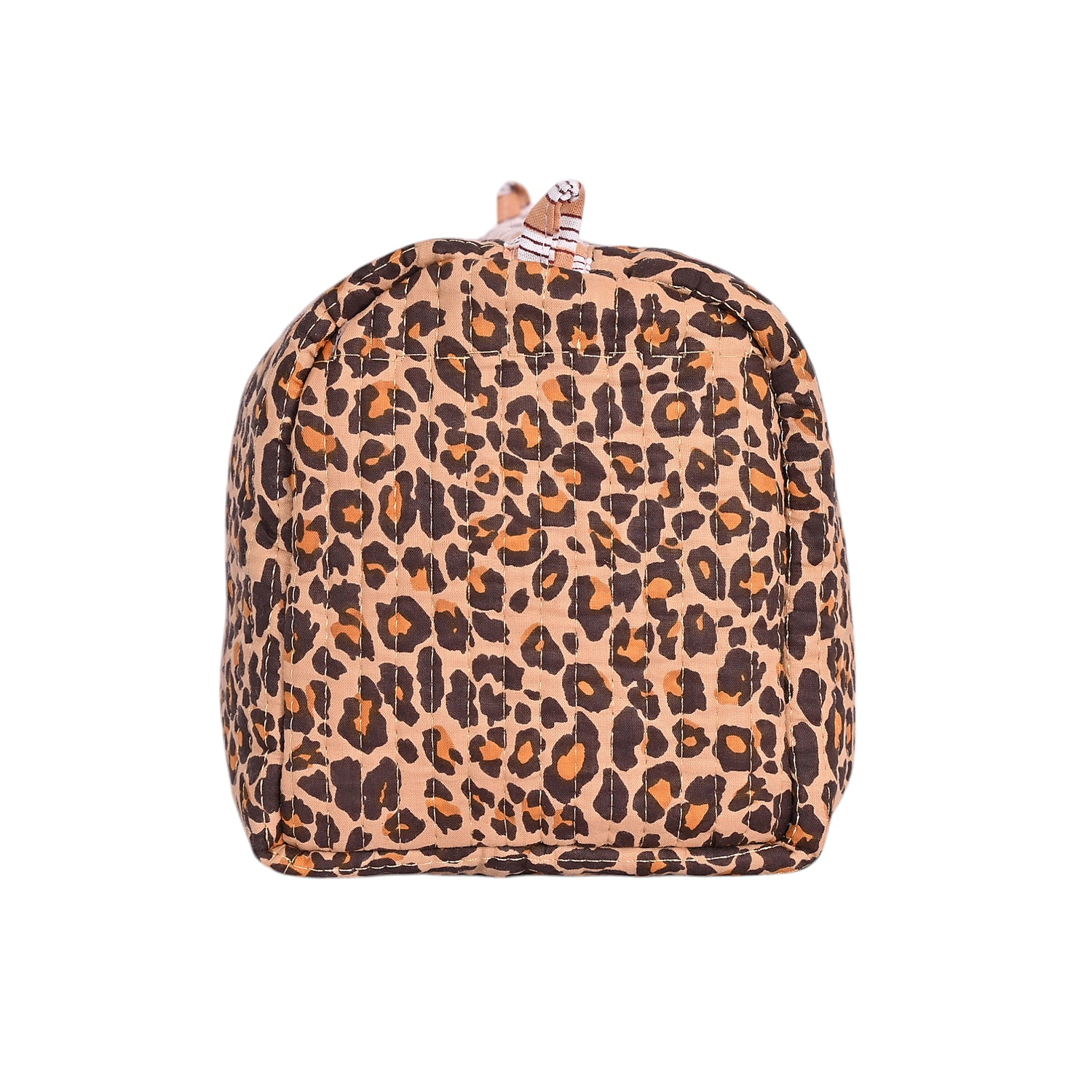 Brown Leopard Cotton Travel Set 