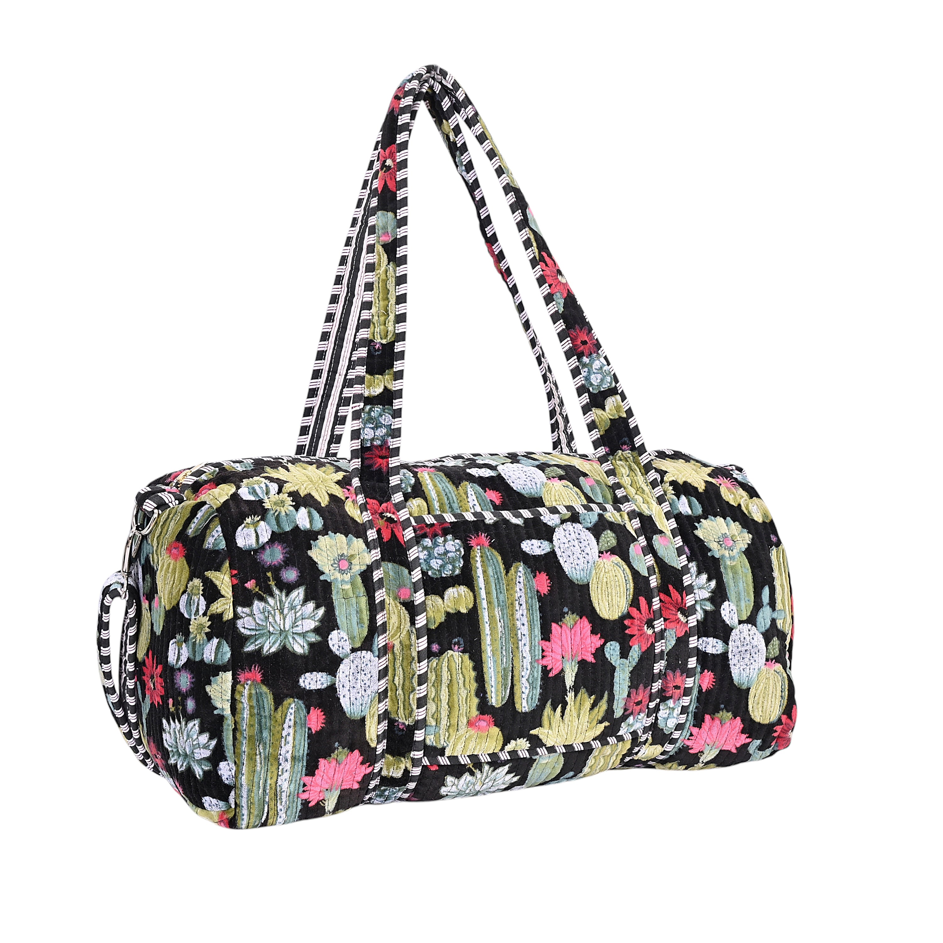 Velvet Cactus Tote, Weekender, Travel Set Bundle