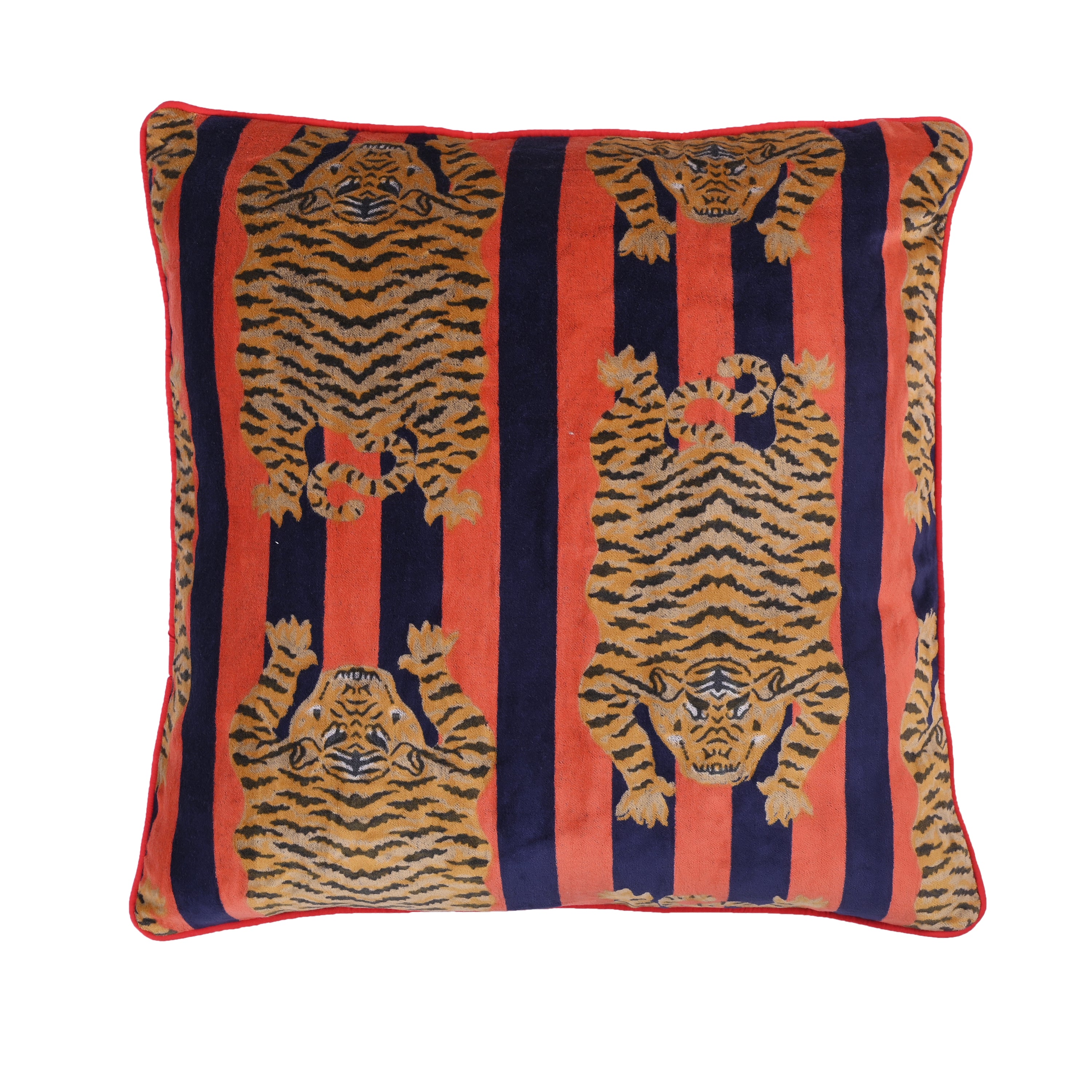 Velvet Tibetan Tiger Cushion