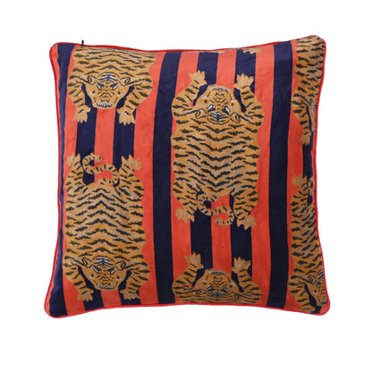 Velvet Tibetan Tiger Cushion