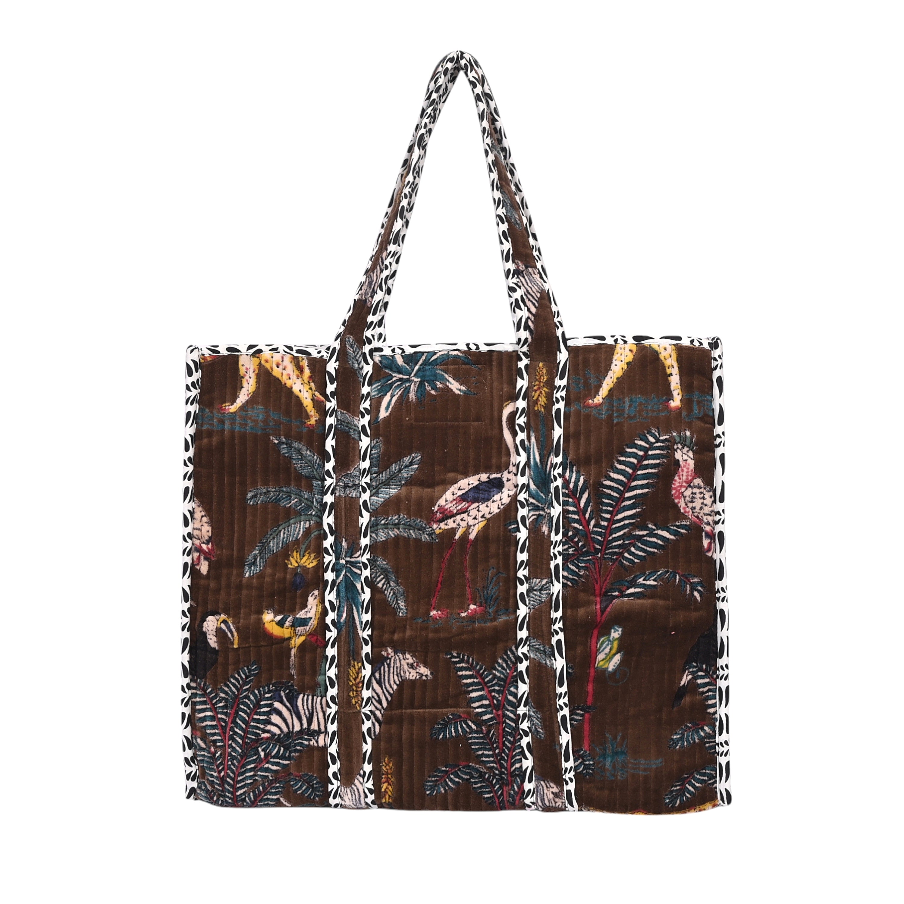 The Ultimate Velvet Jungle Tote