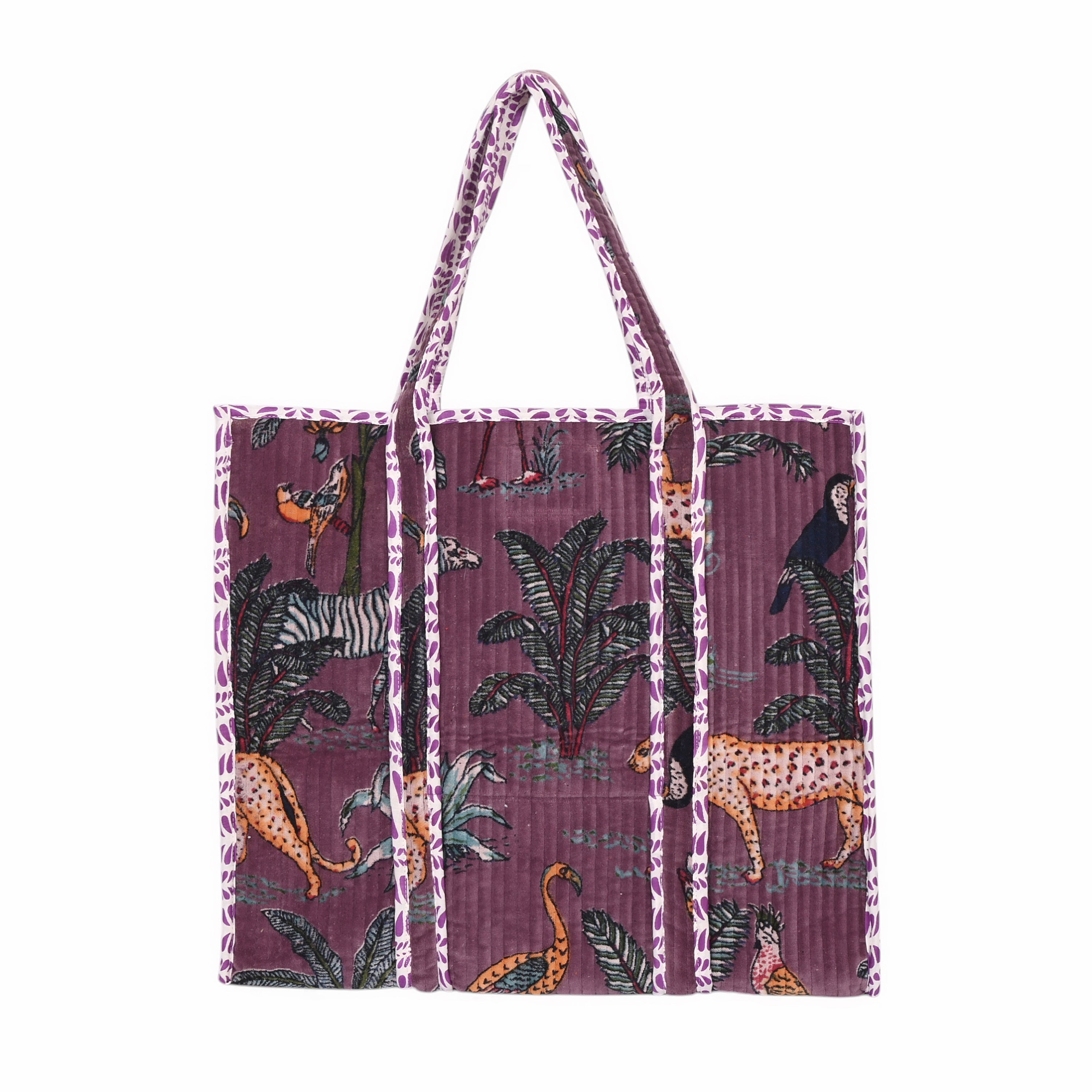 The Ultimate Velvet Jungle Tote