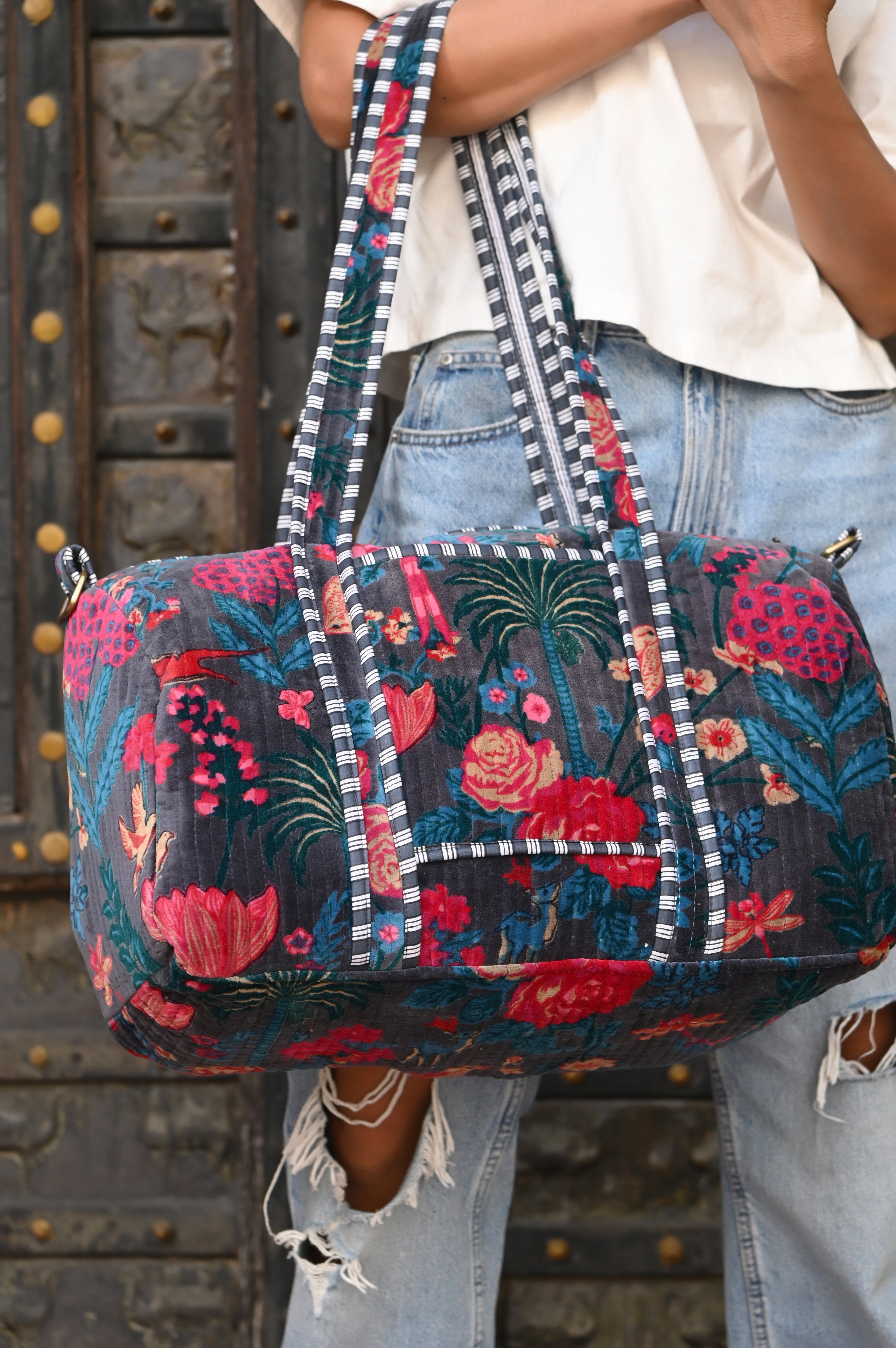 The Tropical Velvet Weekender