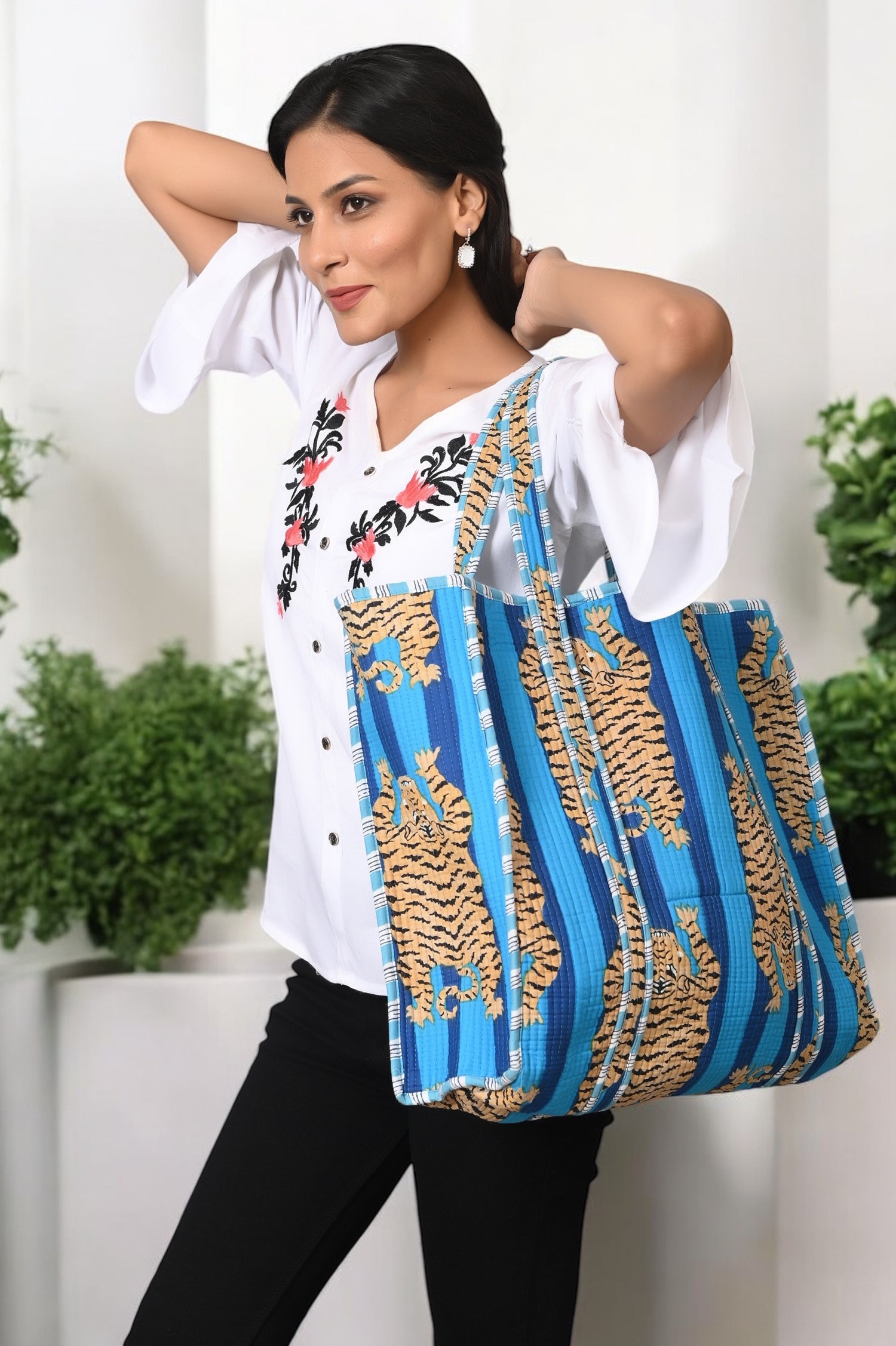 The Ultimate Tote in Tibetan Tiger