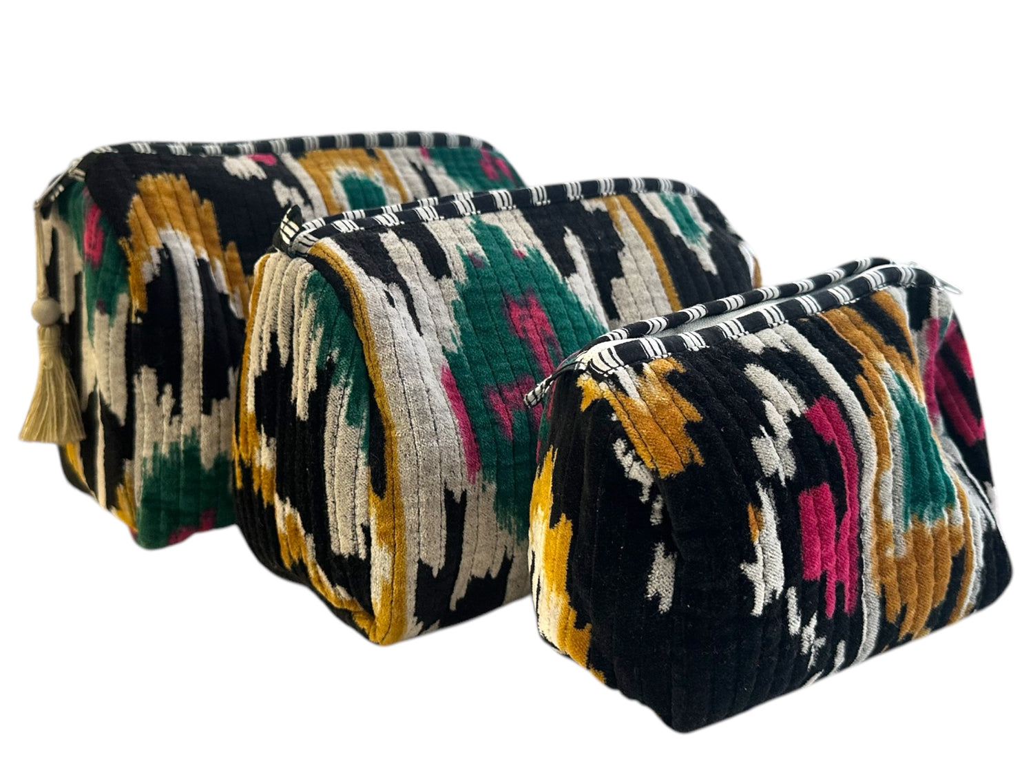 Ikat Velvet 3-Piece Travel Set 