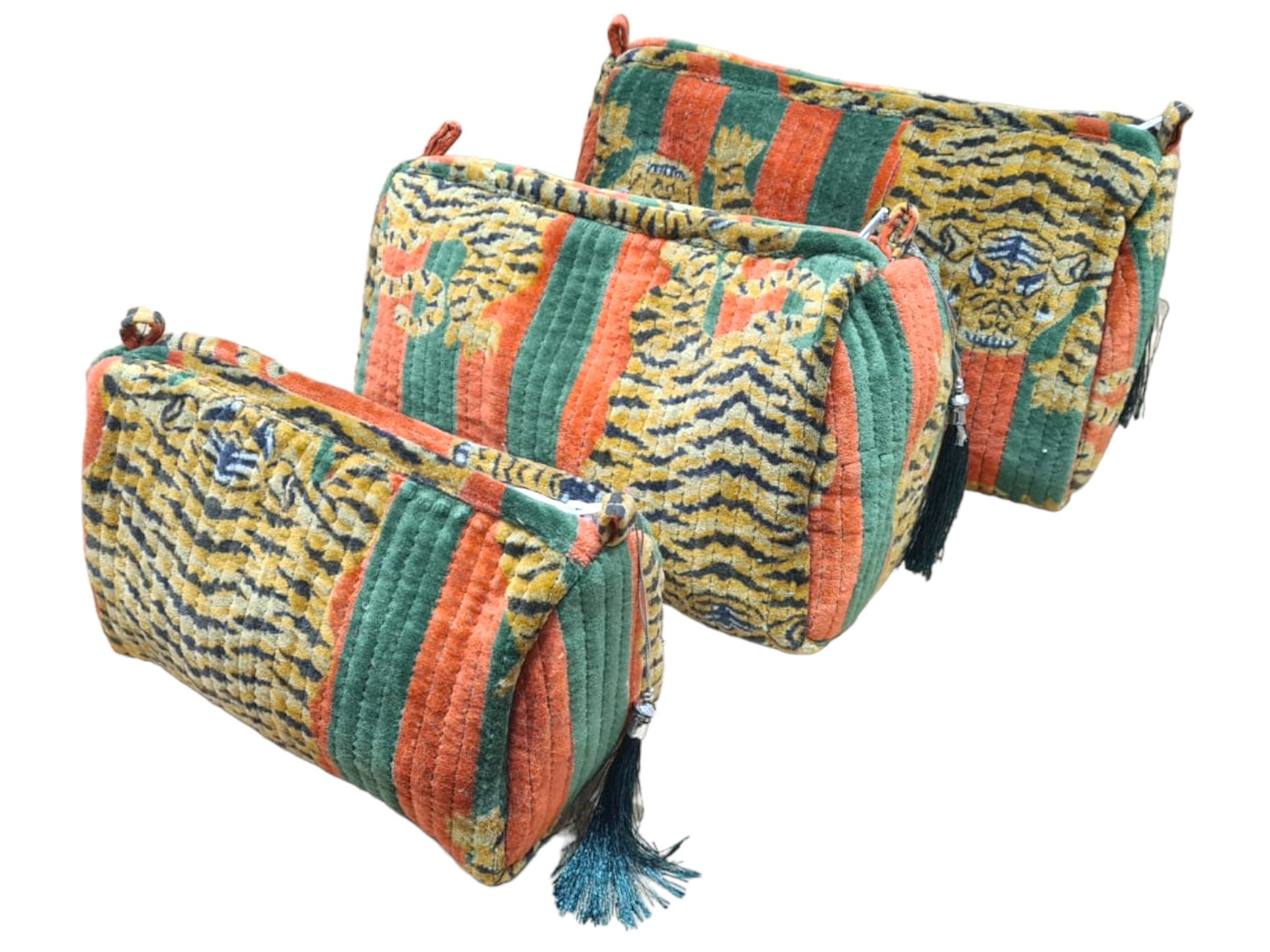 Tibetan Tiger Velvet 3 Piece Travel Set