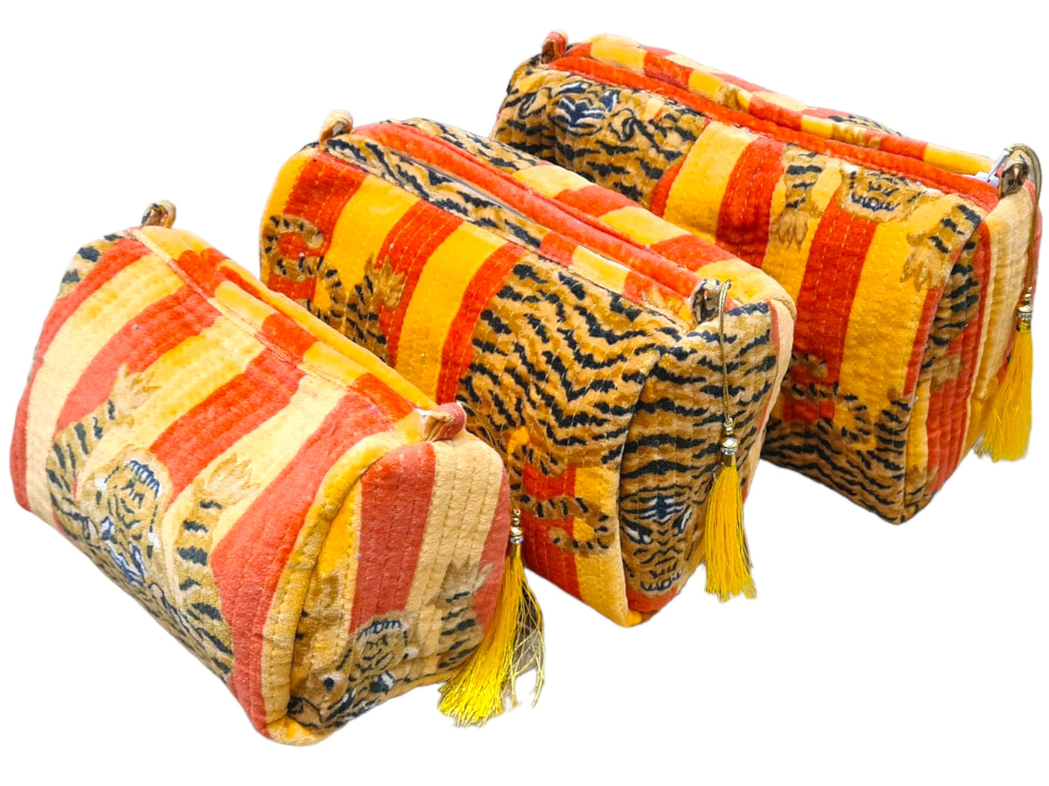 Tibetan Tiger Velvet 3 Piece Travel Set