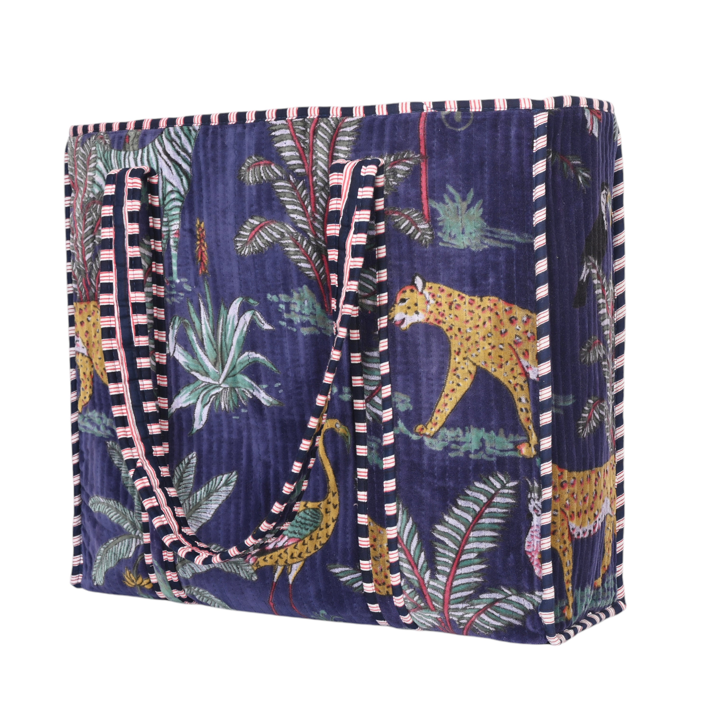 The Ultimate Velvet Mini Jungle Tote