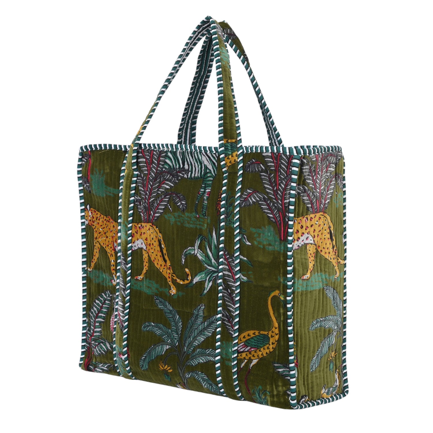 The Ultimate Velvet Mini Jungle Tote