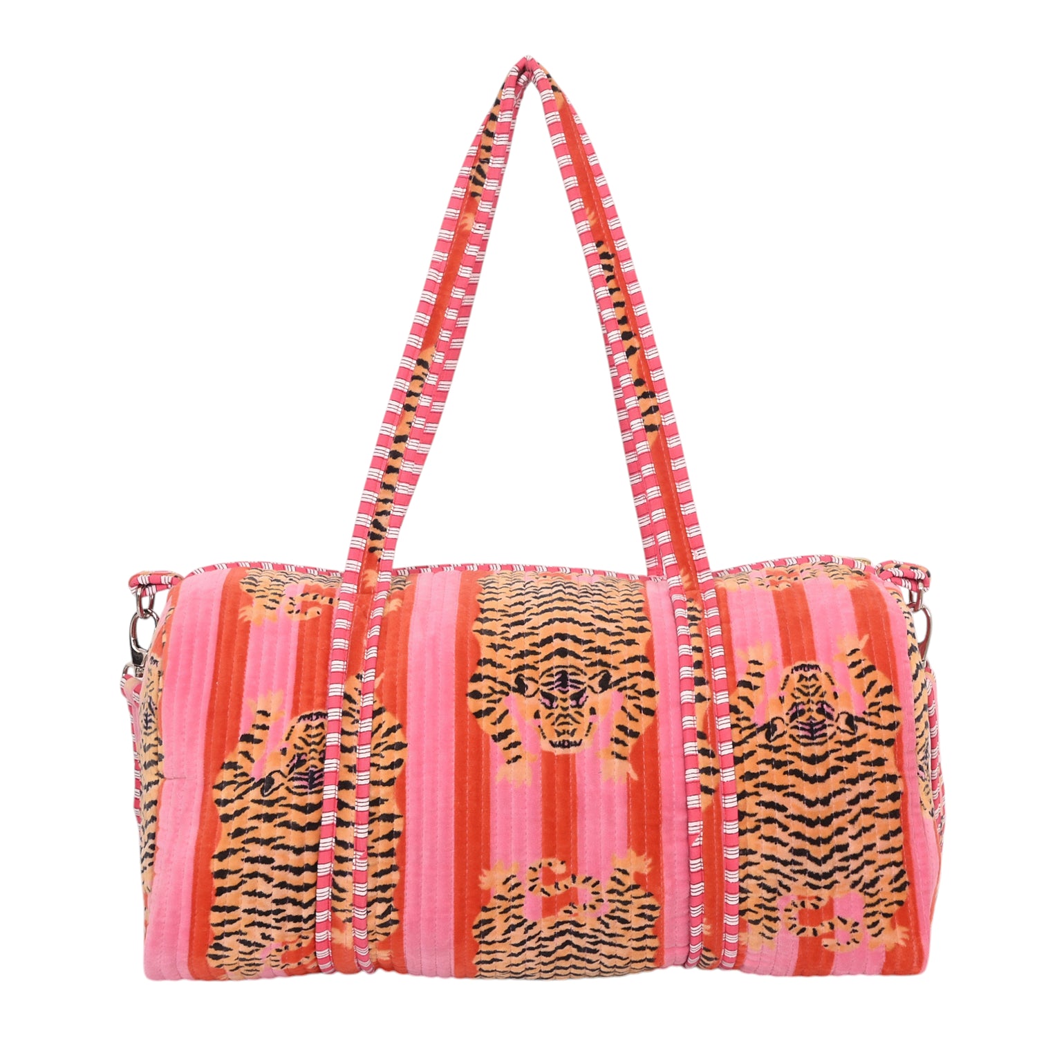 The Tibetan Tiger Velvet Weekender