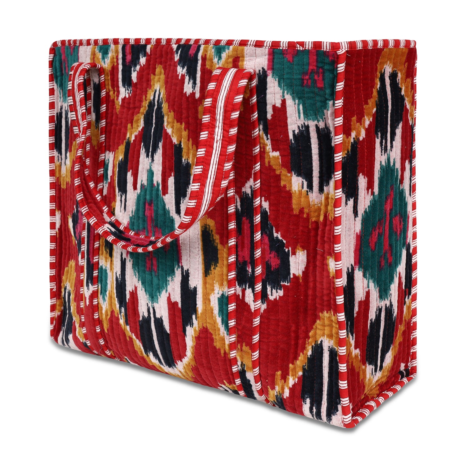 The Ultimate Ikat Velvet Tote