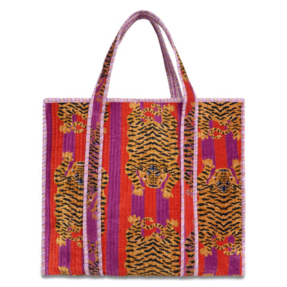 The Ultimate Velvet Tibetan Tiger Tote