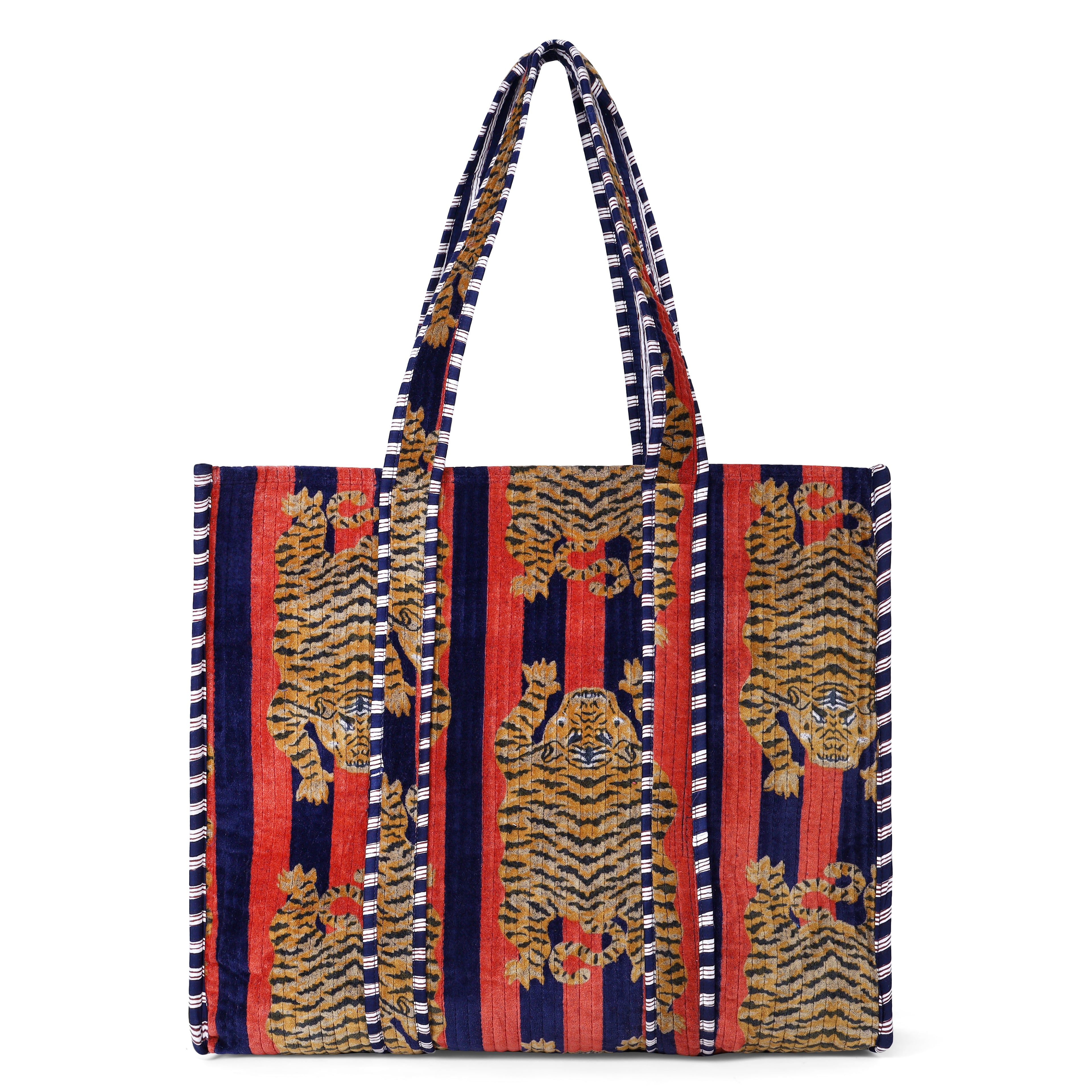 The Ultimate Velvet Tibetan Tiger Tote