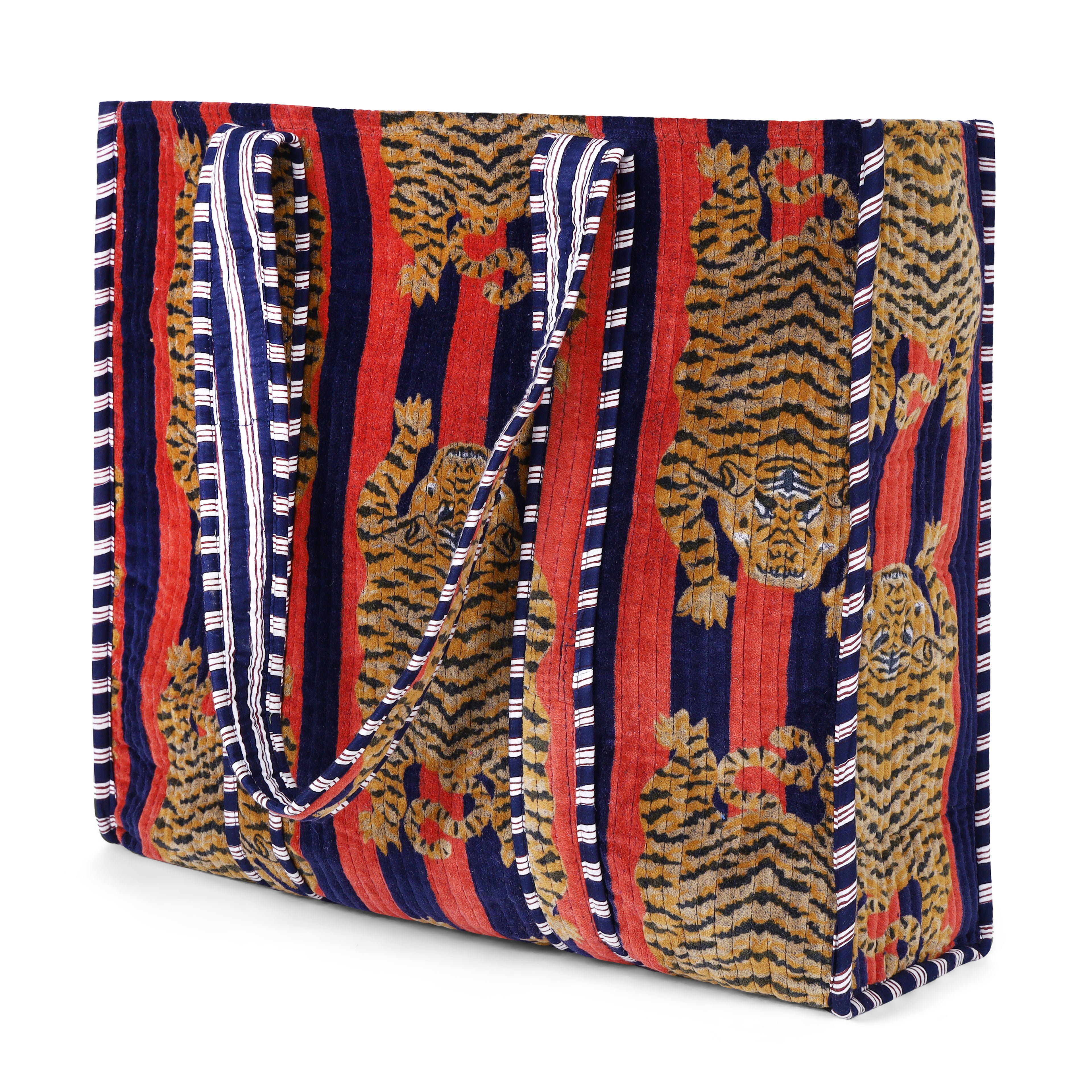 The Ultimate Velvet Tibetan Tiger Tote