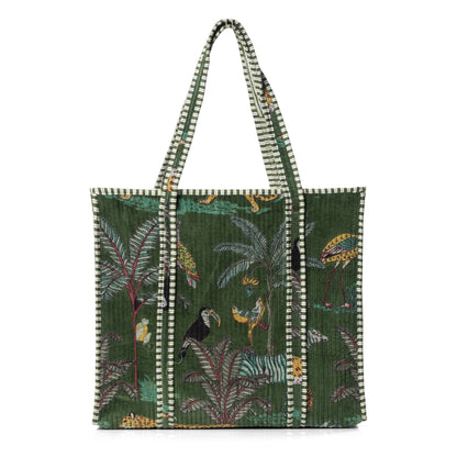 The Ultimate Velvet Jungle Tote