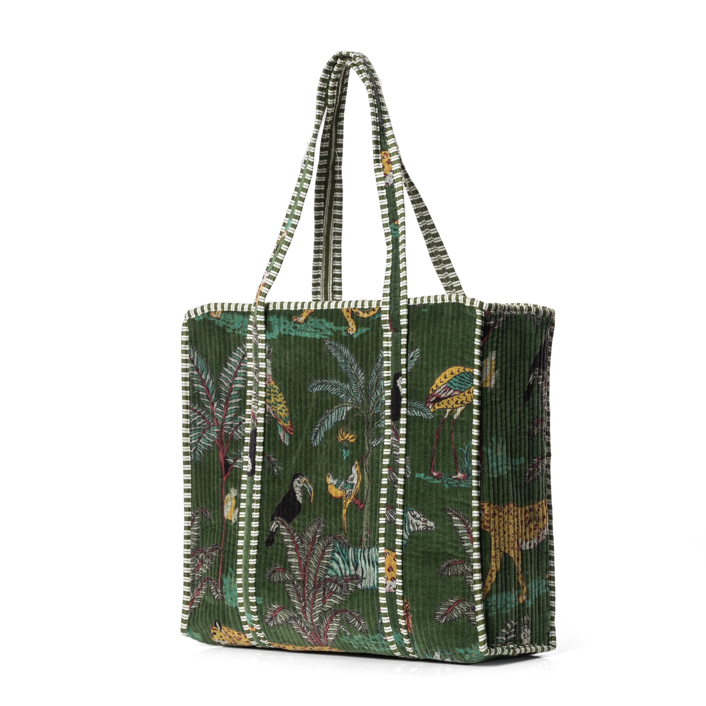 The Ultimate Velvet Jungle Tote