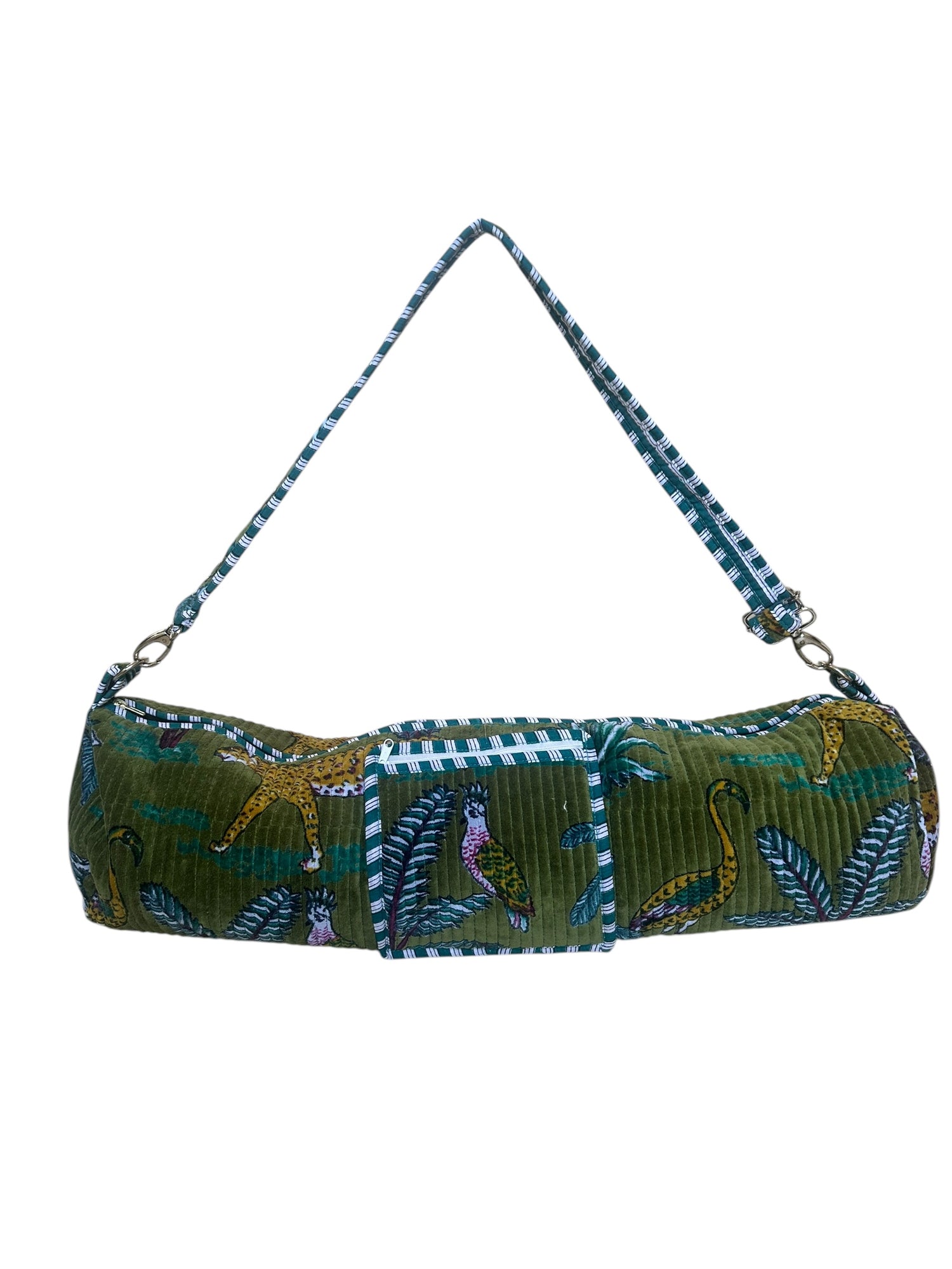 The Jungle Velvet Yoga Bag