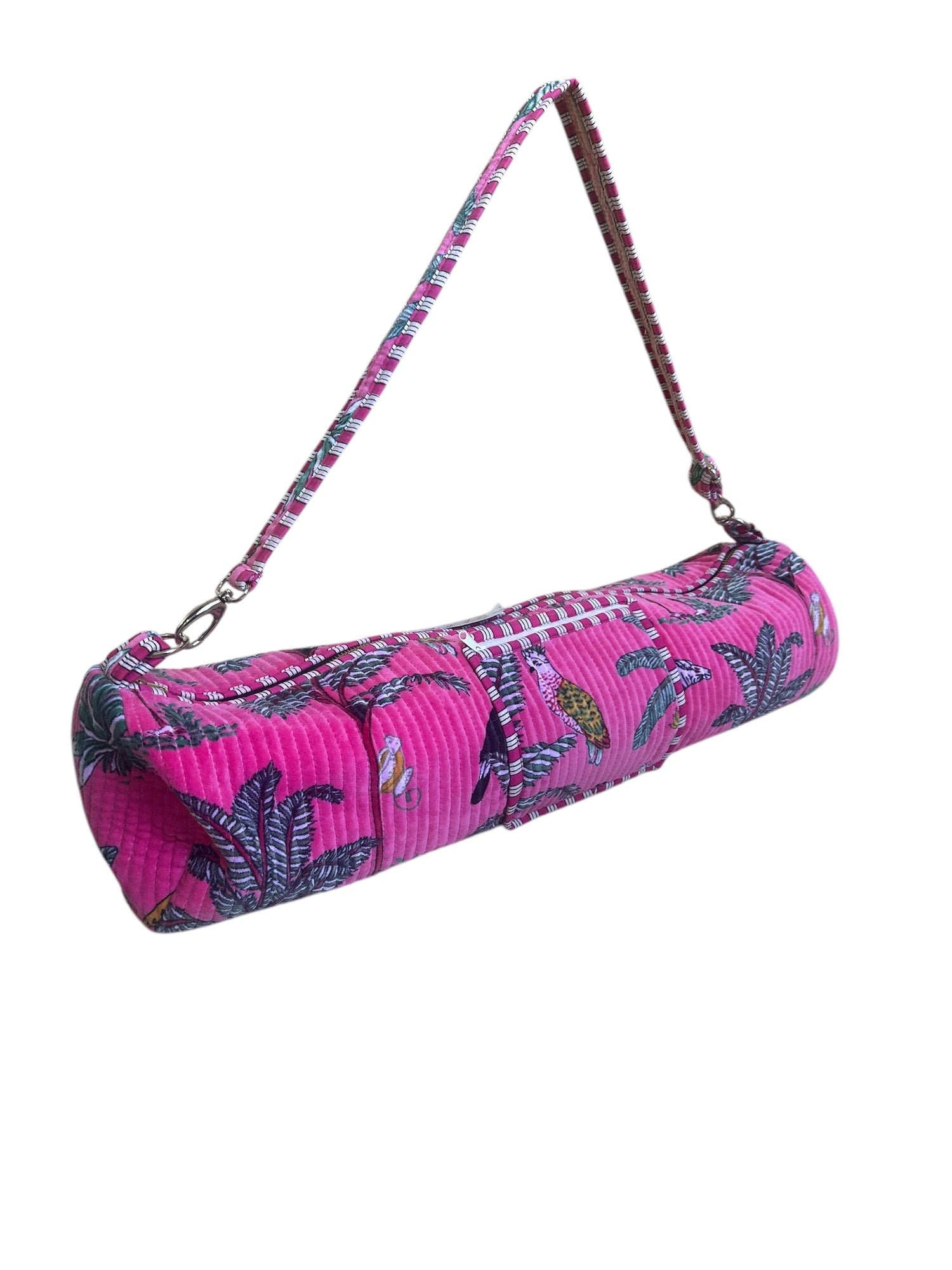 The Jungle Velvet Yoga Bag