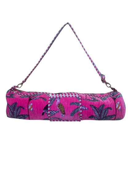 The Jungle Velvet Yoga Bag