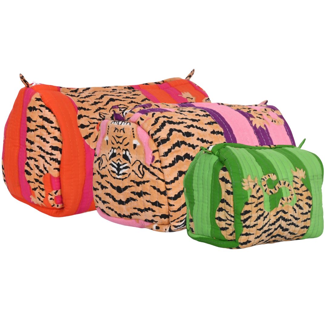 Mixed Tibetan Tiger 3 Piece Travel Set